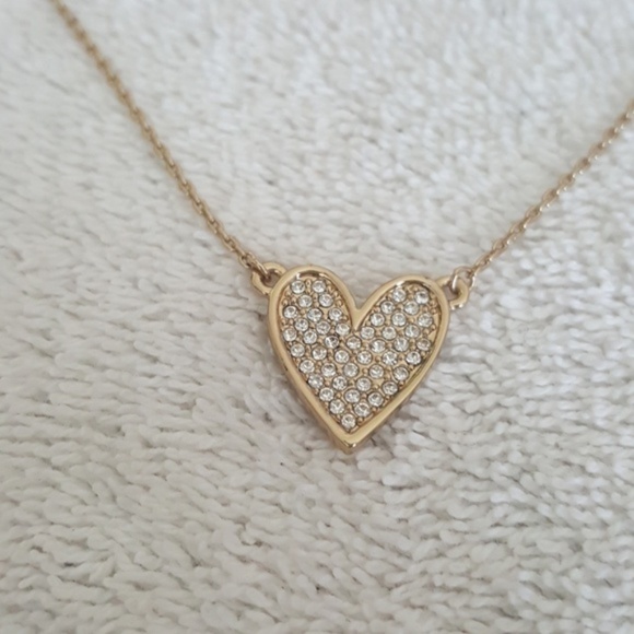 New Vince Camuto Pave Heart Pendant - Picture 5 of 7